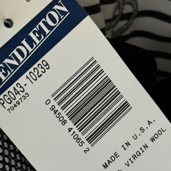 Pendleton Petite seasonless Wool Pencil Skirt navy blue pattern USA Size 10Pnew - Picture 4 of 10